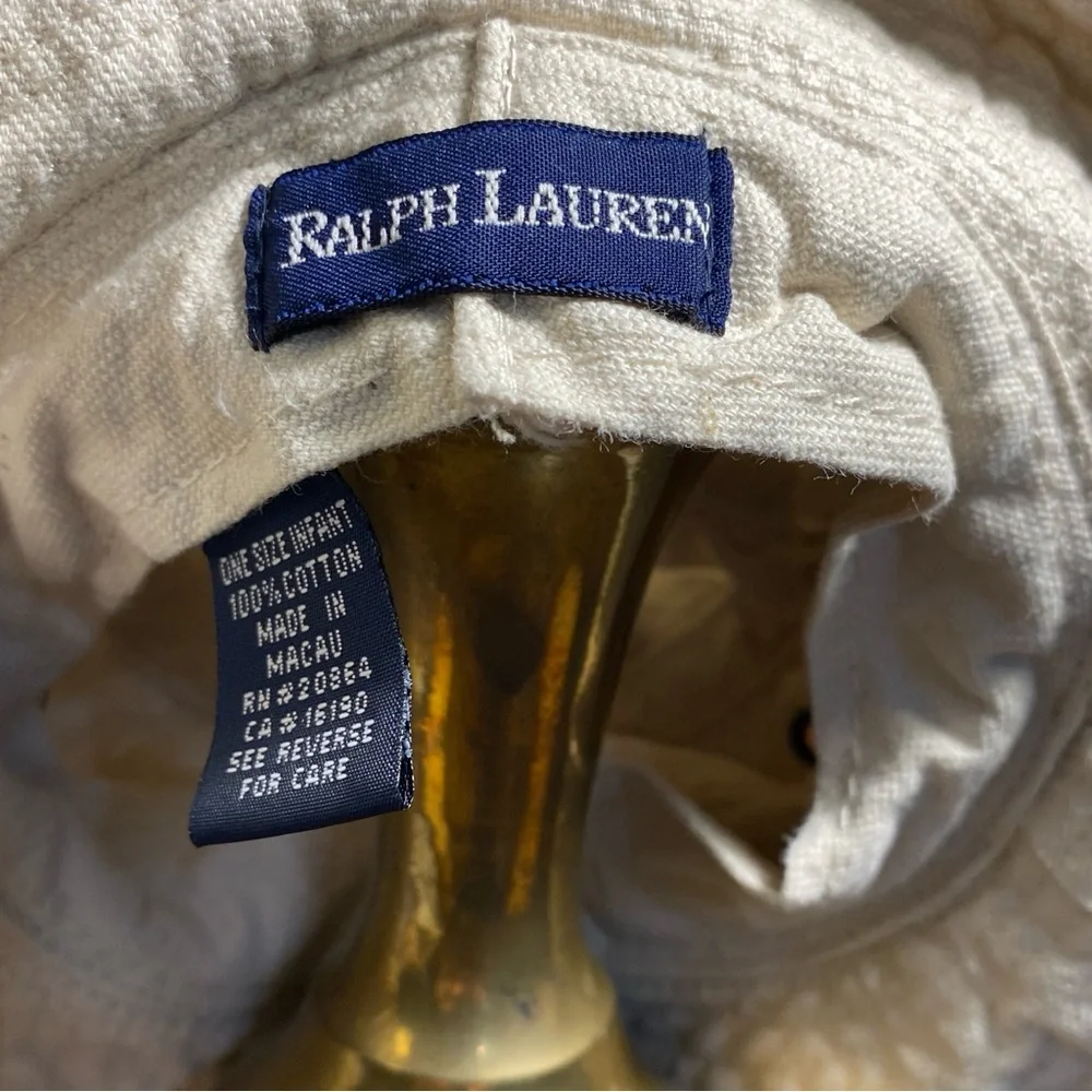 Ralph Lauren Toddler Cotton Bucket Hat One Size